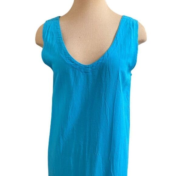 Peanut Punch Casual Wear Blue Lagenlook 2 Pc Dress Set Size Small Medium - Picture 5 of 15